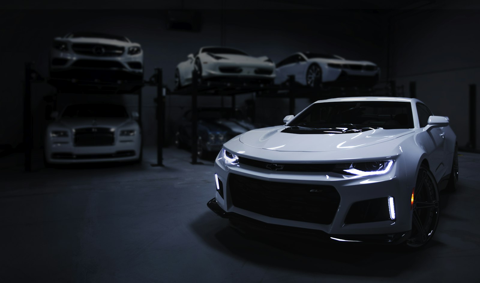 Automotive garage and parts environment